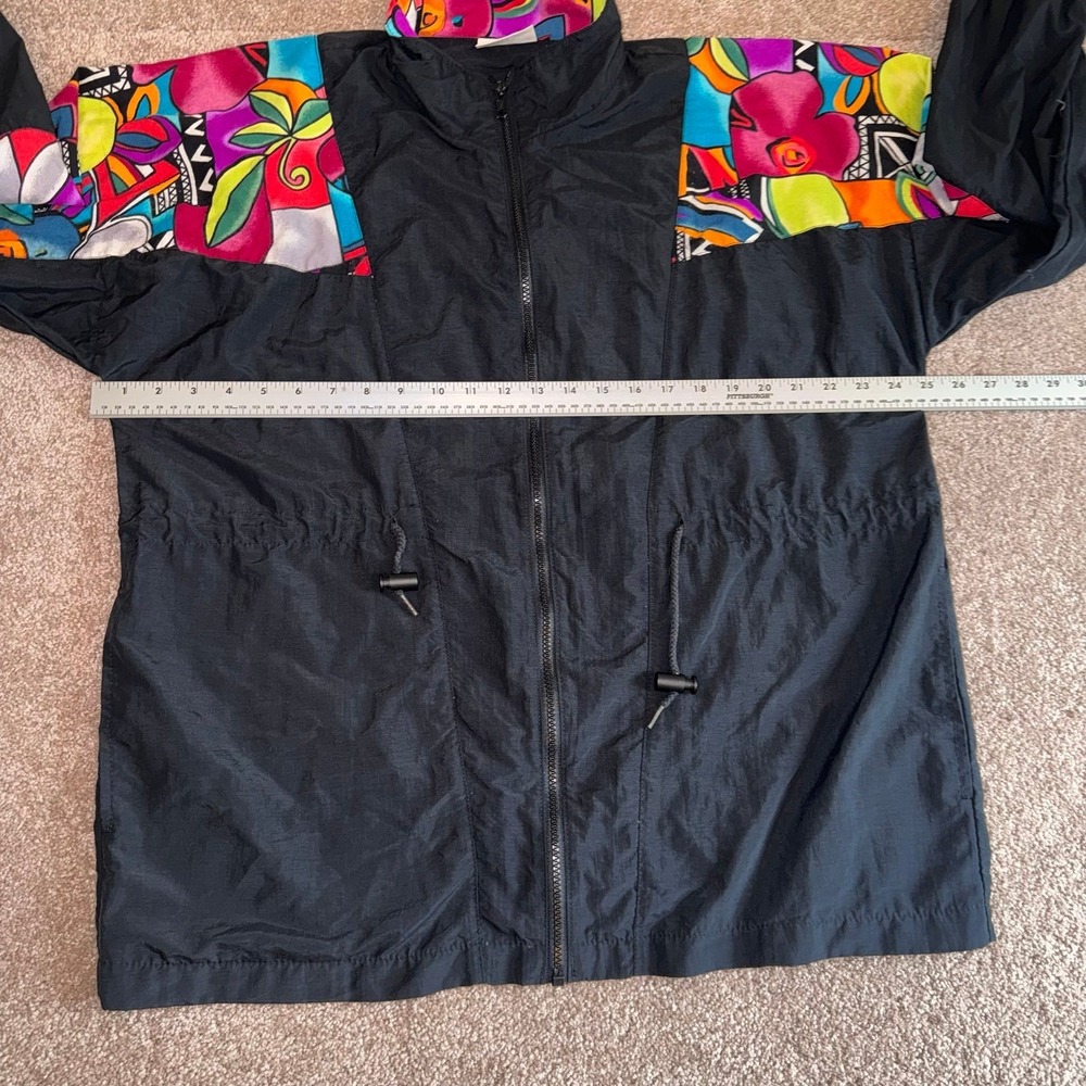 Gilda Marx Vintage 80's or 90's Black & Vibrant Multicolor Size Medium - Picture 3 of 12